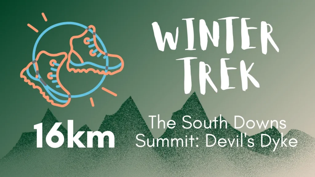 Path Community 16 km winter trek at Devil's Dyke, South Downs