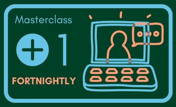 Path Community masterclass graphic: twice-monthly online session