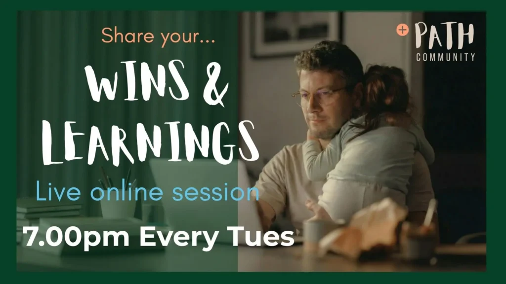 Path Community Wins & Learnings live online session: family embracing