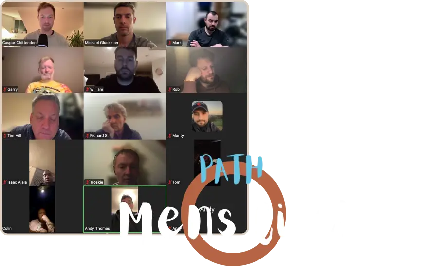 Path Community members in an online group session